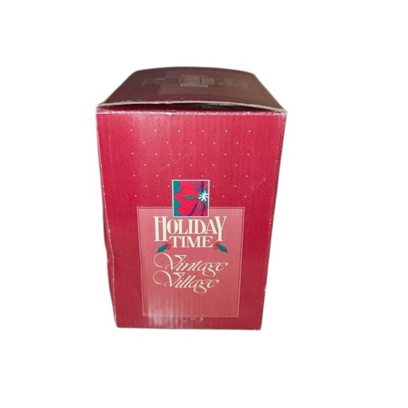 Holiday Time 1991 Vintage Village Church Hand Painted Porcelain Building Mini - Picture 8 of 12